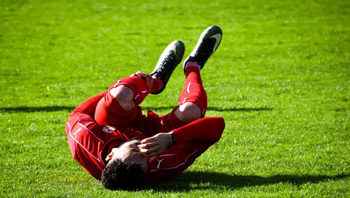 Soccer player injured